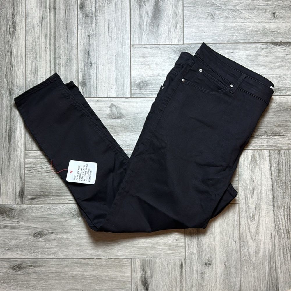 ASOS Design Mens Black Denim Classic Skinny Jeans Size 42x32 NWT